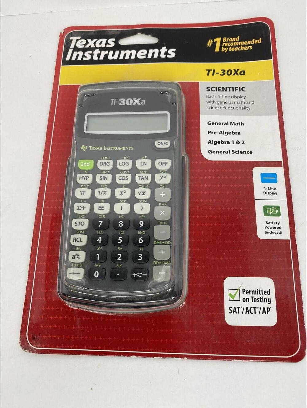 Texas Instruments TI-30Xa Scientific Calculator – New and Sealed Box